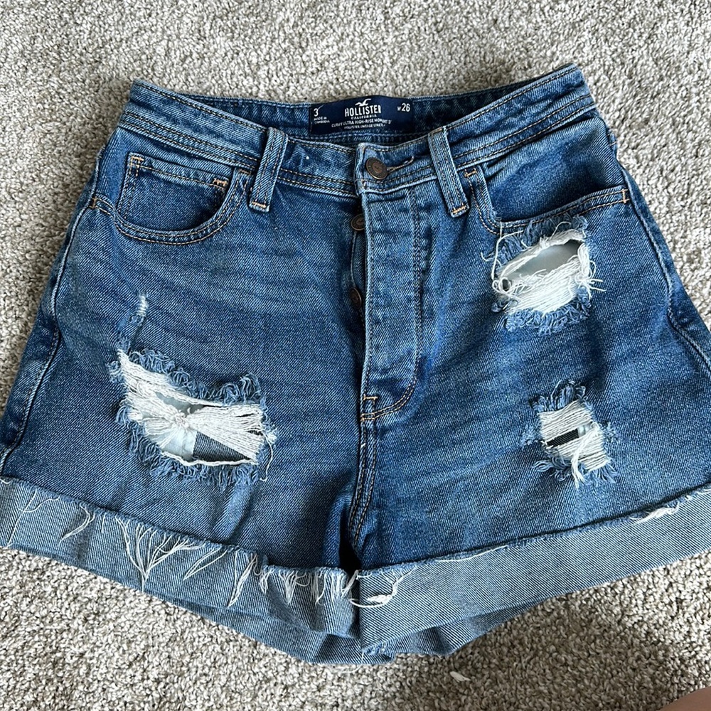 Hollister jean shorts